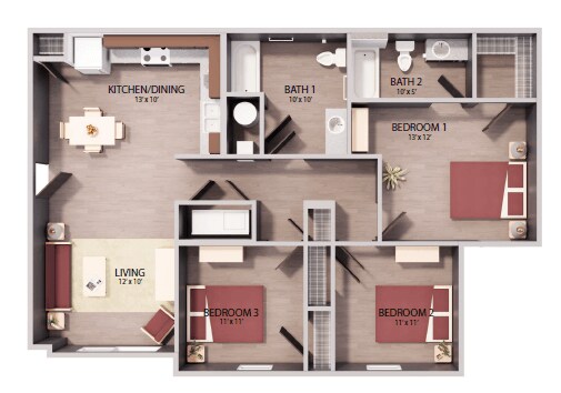 Floorplan - Pender Crossing