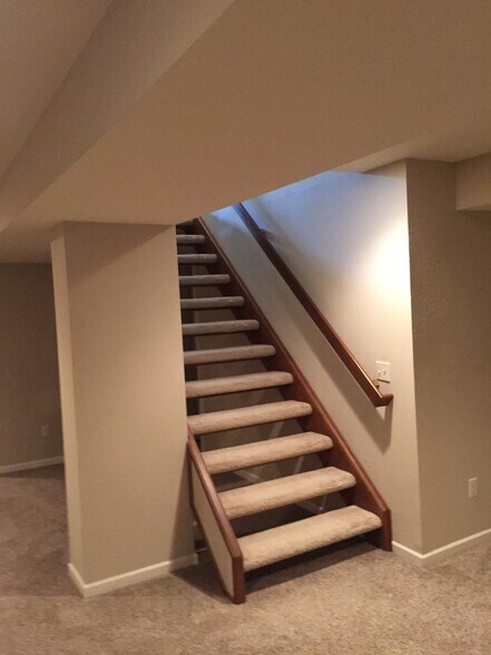 Open steps to lower level - 4980 Tippecanoe Rd