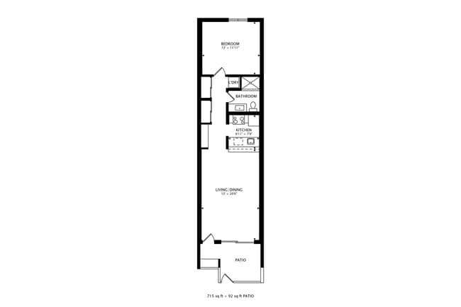 Floorplan - The Timbers Apartments