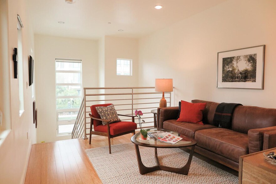 Furnished Living Room - 741 Wilcox Ave