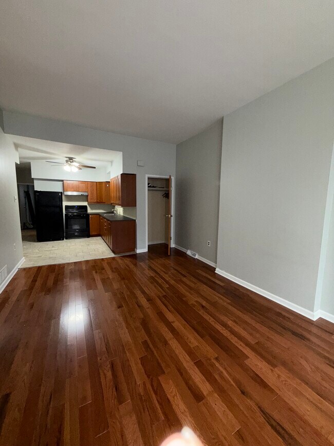 View of Kitchen from front of house, living room closet - 1217 Snyder Ave