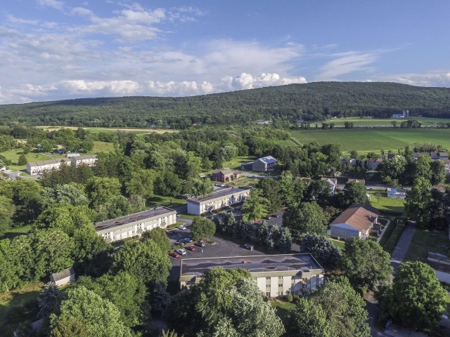 Aerial View - Park Court Apartments