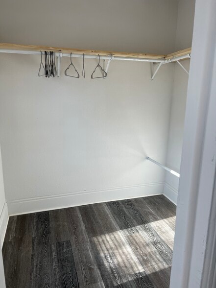 Walk in master closet. - 206 Tompkins St