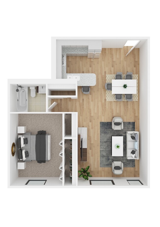 Floorplan - Congressional Towers
