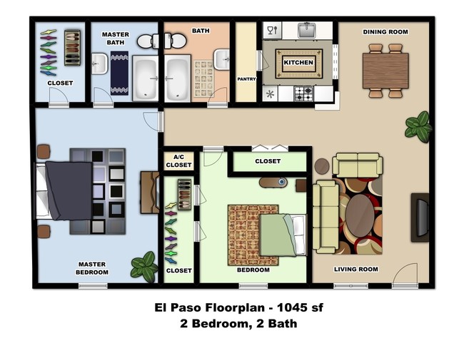 2BR/2BA - Cambridge Village Apartments