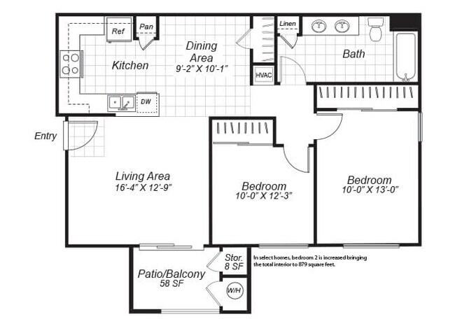 Floorplan - Bristol Apartment Homes