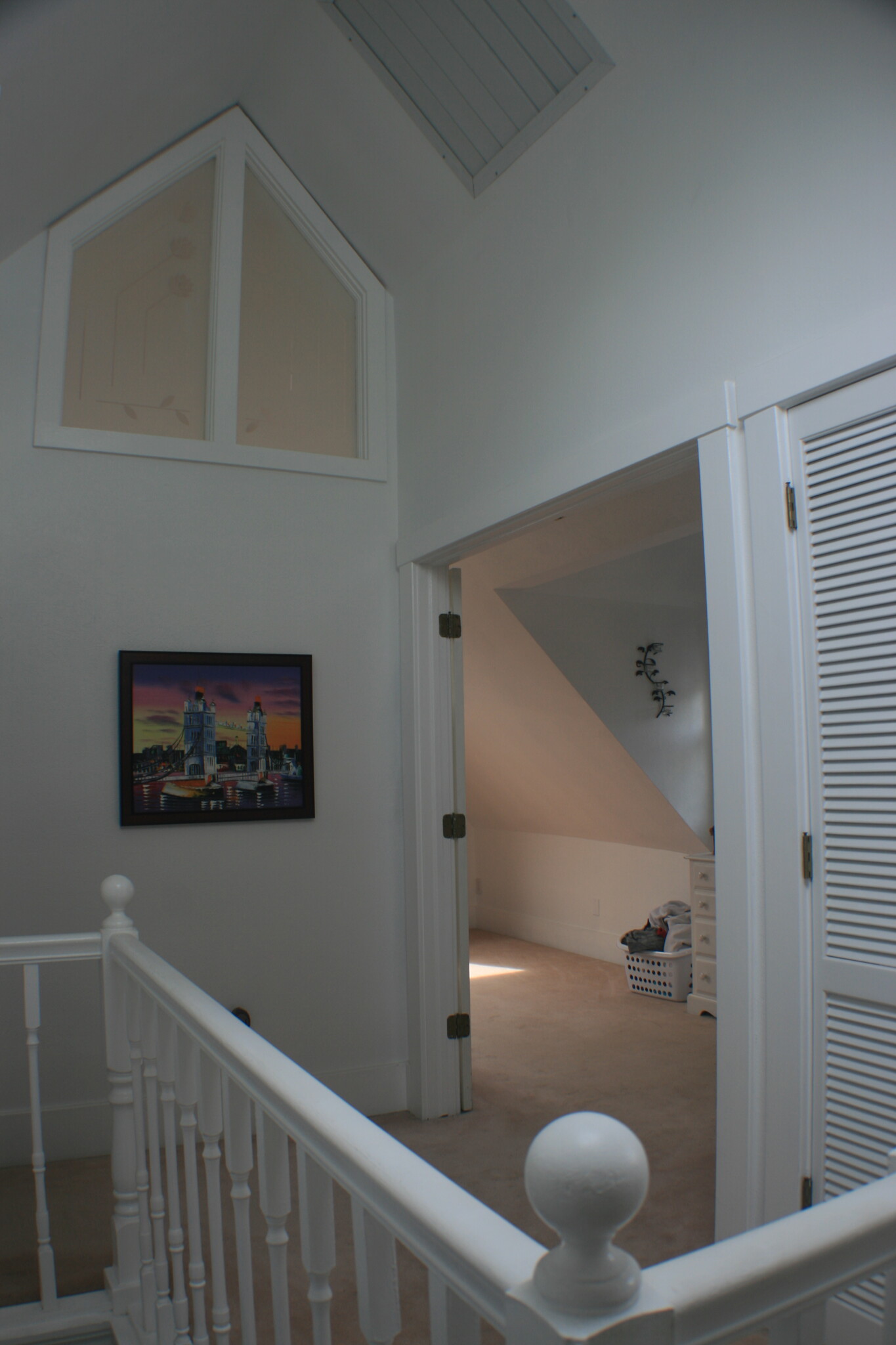 upstairs landing (goes into 2 bedrooms, bathroom) - 630 Columbia St