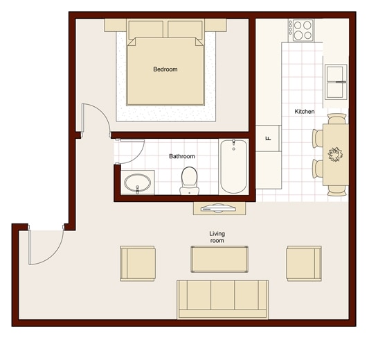 1BR/1BA - Bingham Square