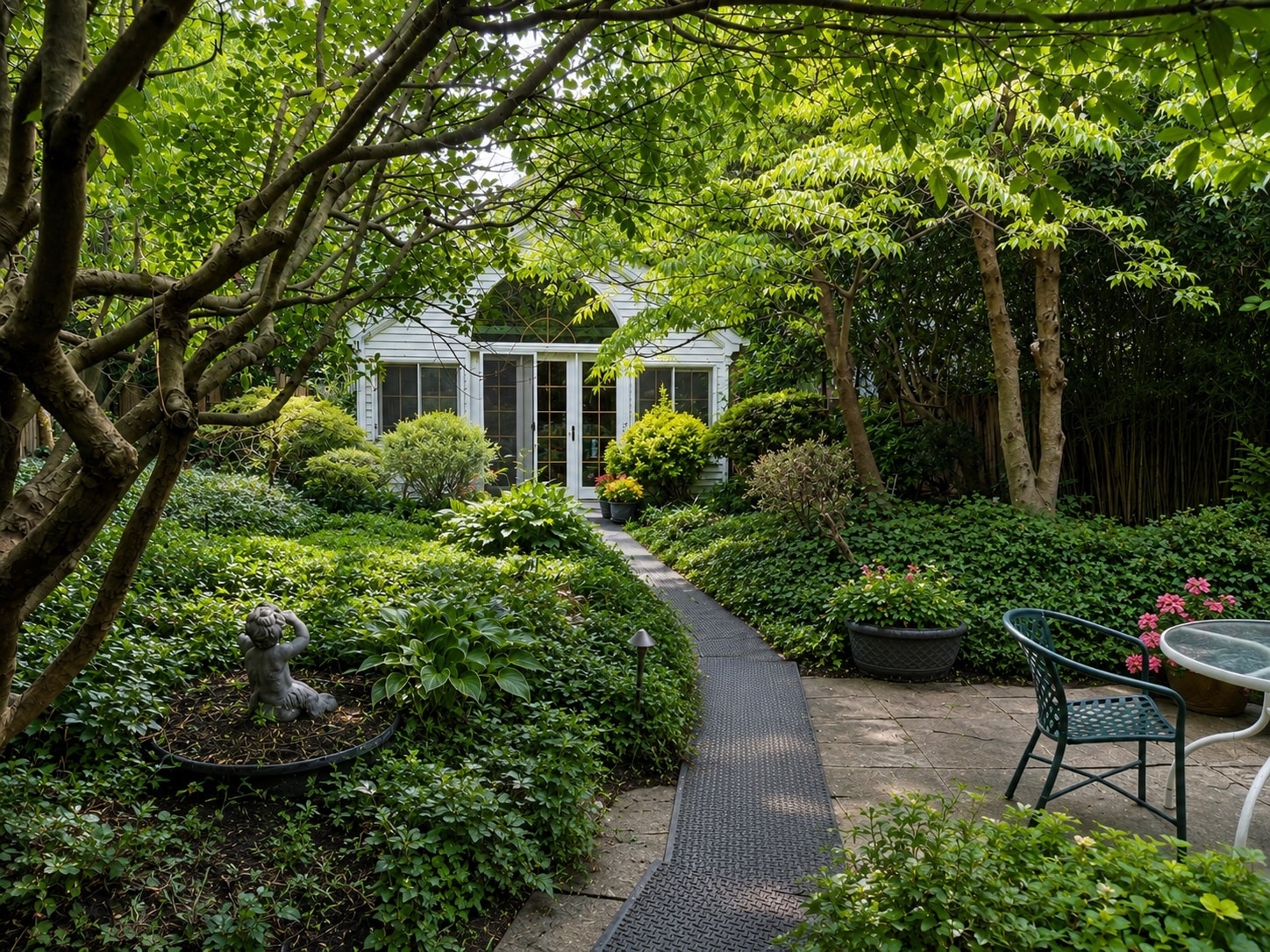 Private backyard entryway from locked gate - 3113 38th St NW