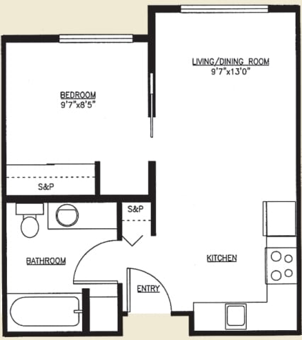 1BR/1BA - Divine Suites