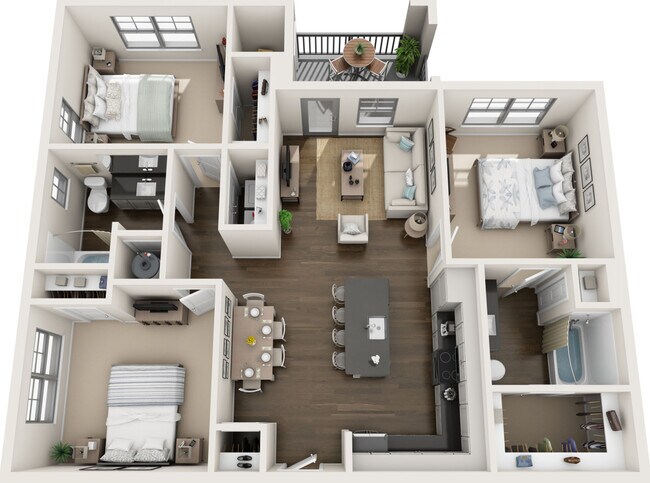Floorplan - Riverside Flats at Aberfoyle Village