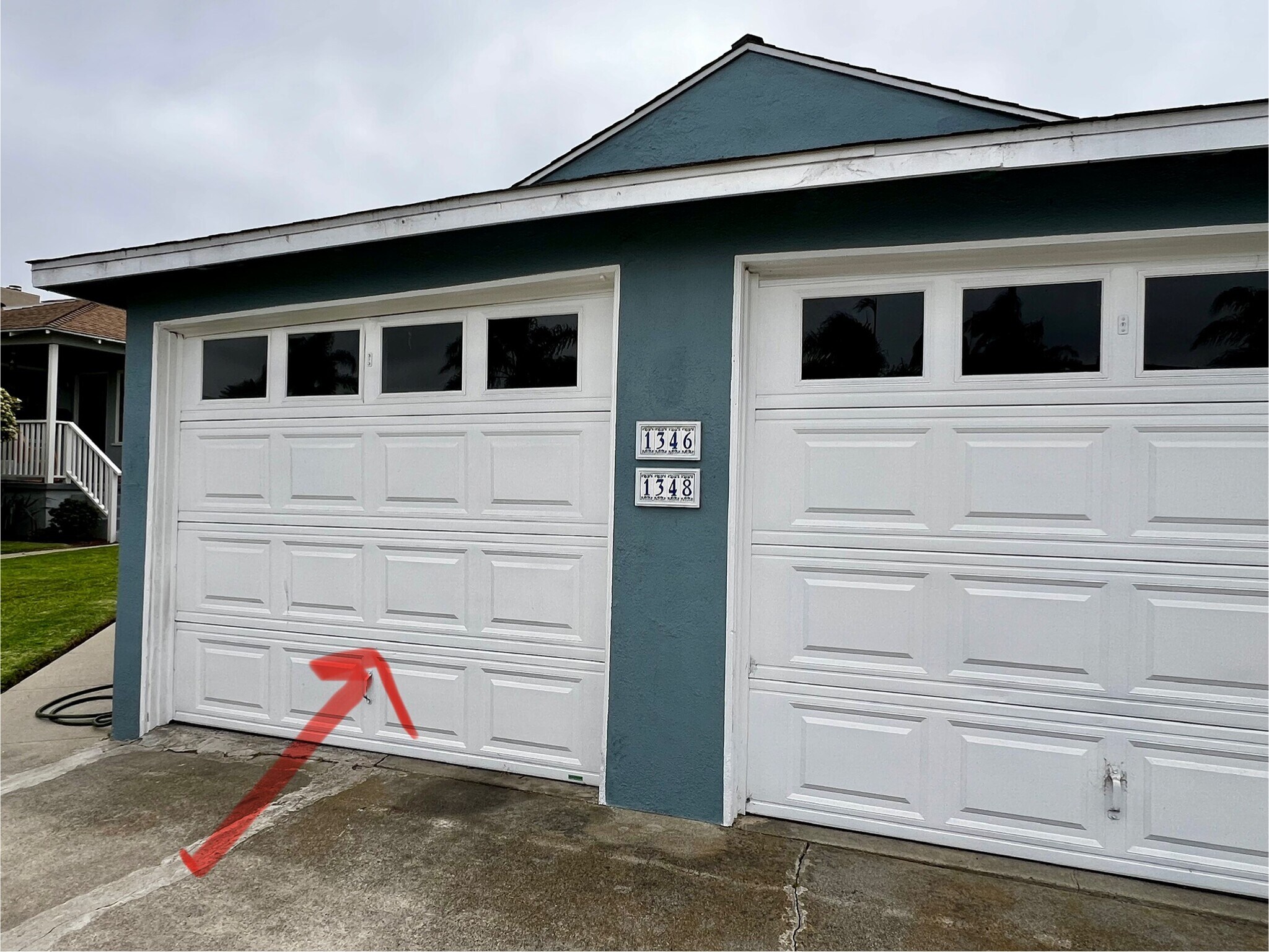 Private garage - 1348 Manhattan Beach Blvd