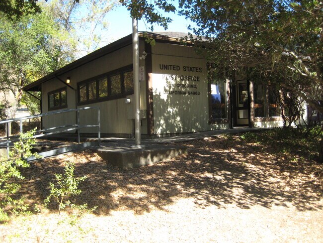 Post Office is also on same road between your front door and Two Birds. - 567 San Geronimo Valley Dr