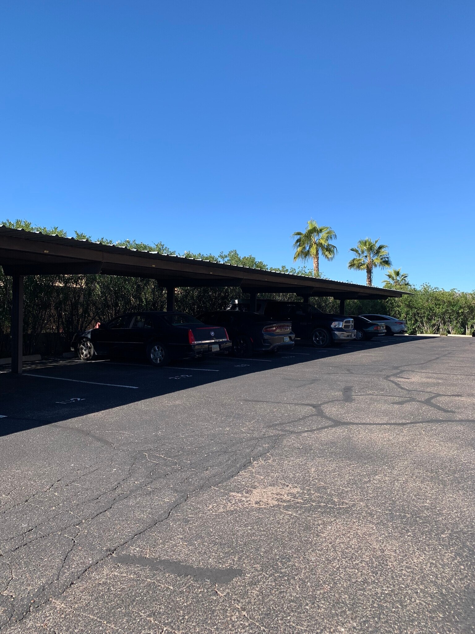 Designated covered parking area - 7502 E Carefree Dr