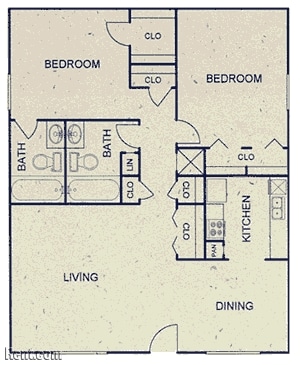 Two Bedroom - Type 2 - Woodlands Park