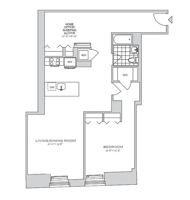 Floorplan - 70 Pine Apartments