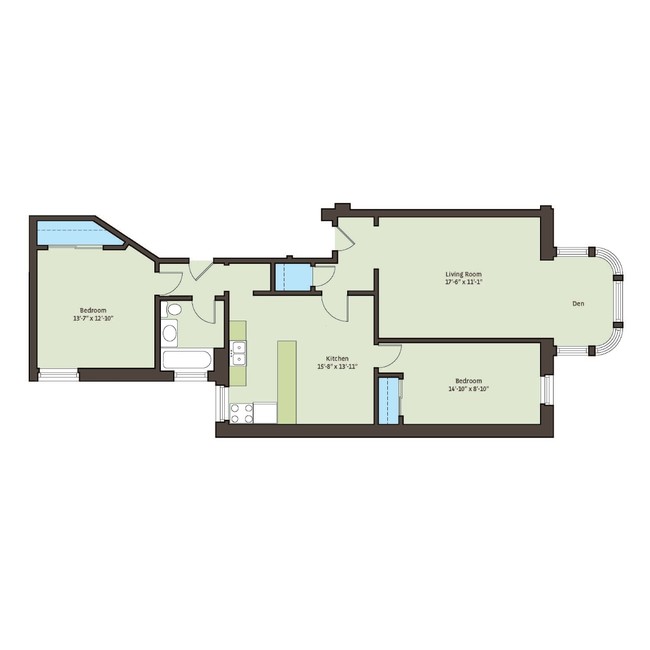 Floorplan - 5300-5308 S. Hyde Park Boulevard