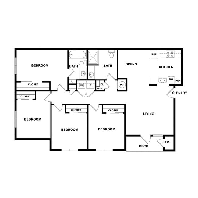 Floorplan - Columbia Gardens