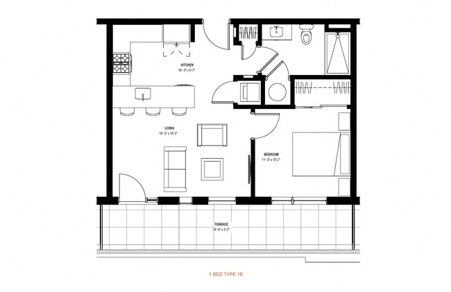Floorplan - Glassworks Apartments
