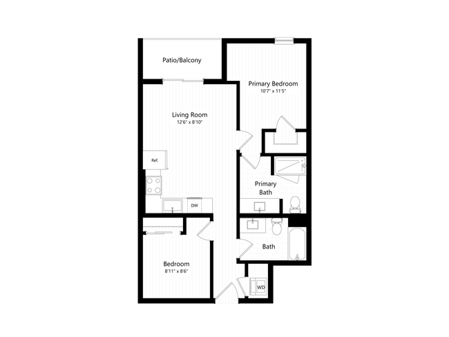 F - 2x2 floor plan THE CHARLIE SM YALE - THE CHARLIE SM YALE
