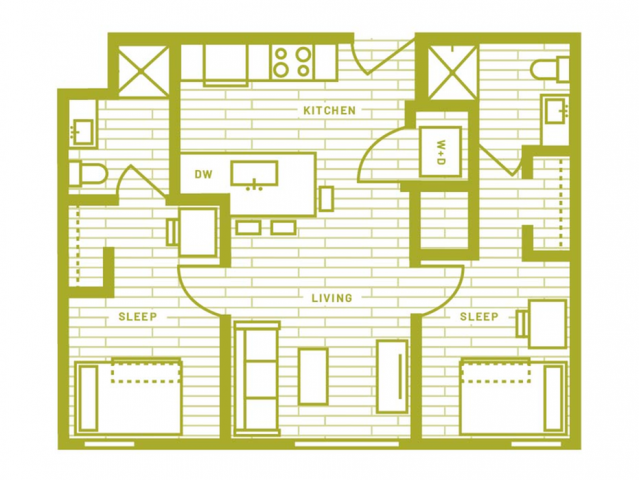 Floorplan - VERVE St. Louis