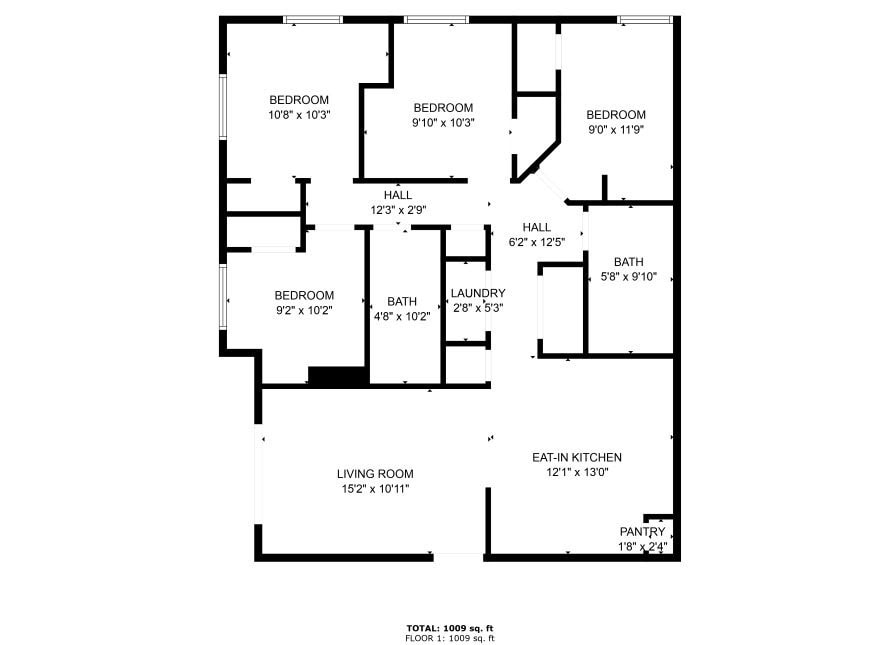 Floor Plan - 543 N University Ave