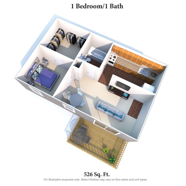 Floorplan - Crown Station Apartments