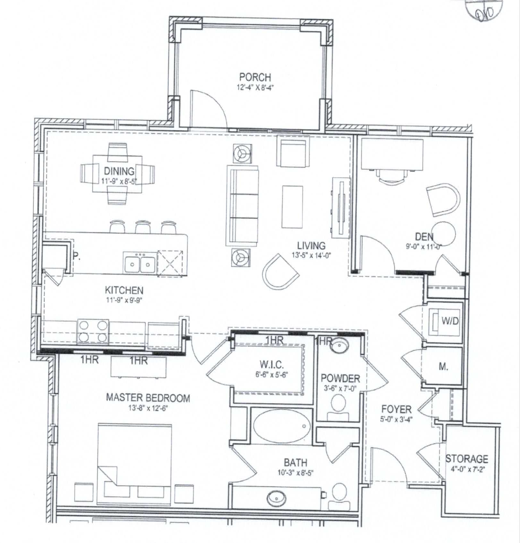 Floor plan - 700 Finsbury St.