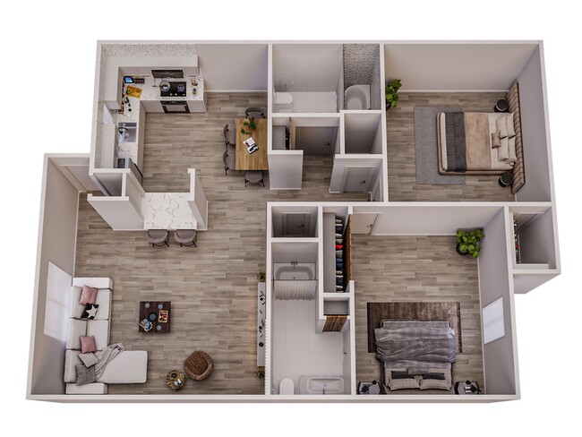 Floorplan - The Gaucho on Glendale Apartments