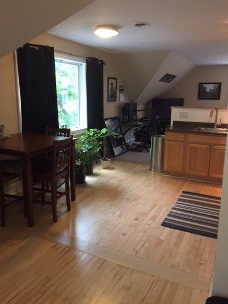 Kitchen looking into Living Room - 220 West Maple Street (UPPER UNIT)