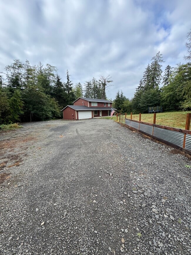 Large driveway