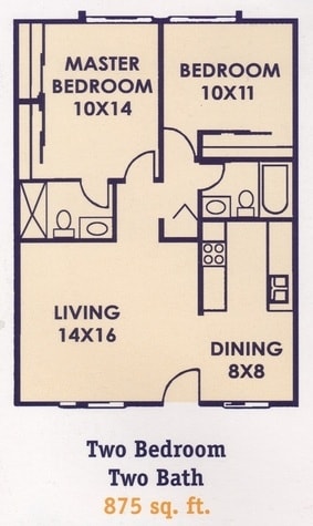 2BR/2BA - Casas Adobes Apartments