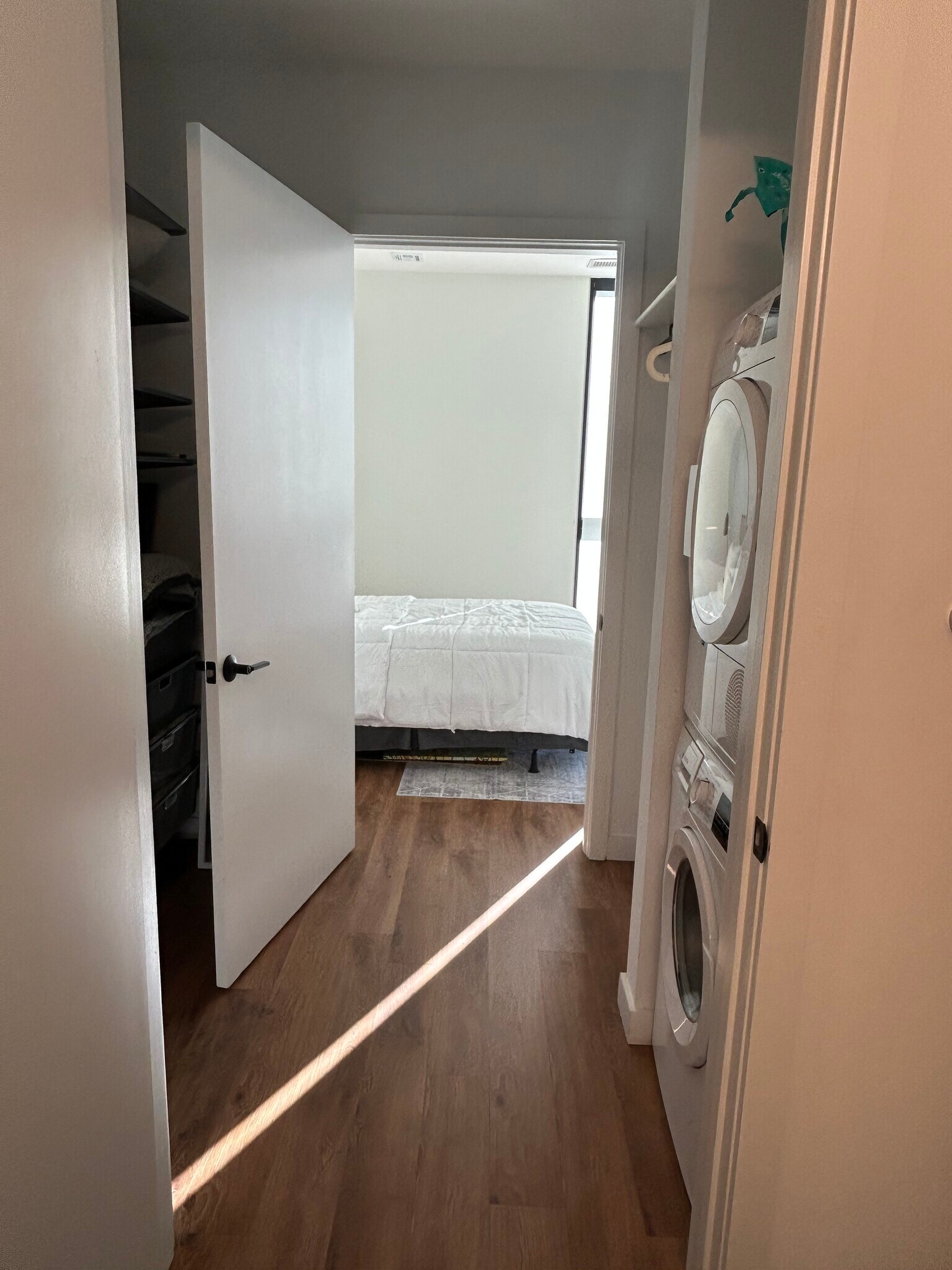 Walk-in closet with washer/dryer - 57 N St NW