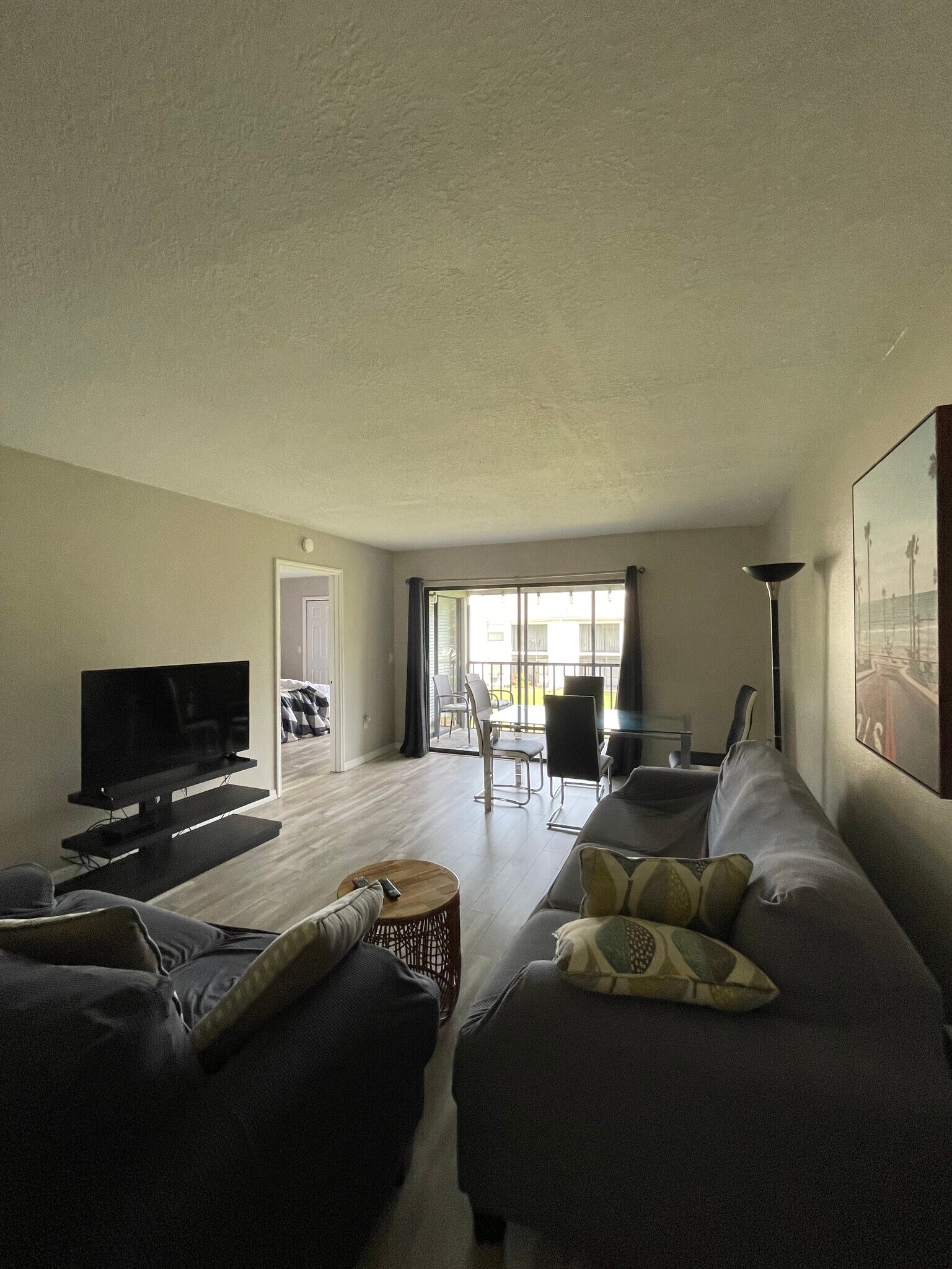 Living room and dining room - 214 Meadow Ln