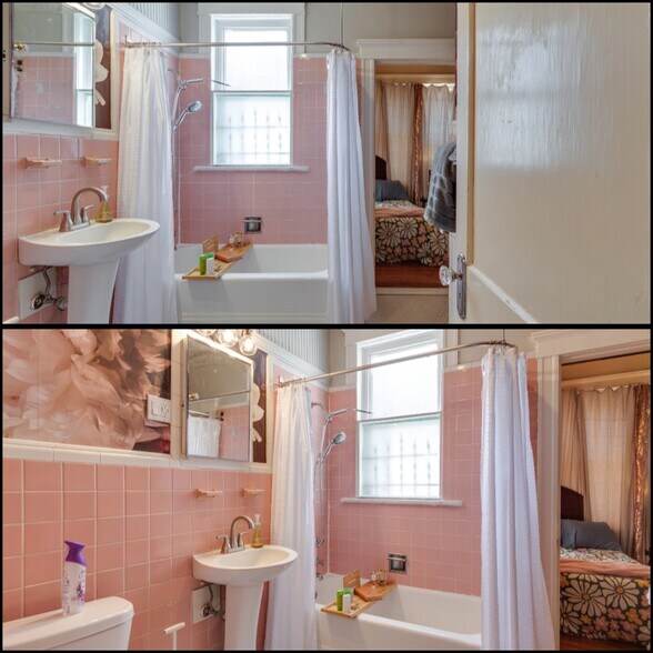 Original Pink Tile Bathroom - 290 N McNeil St