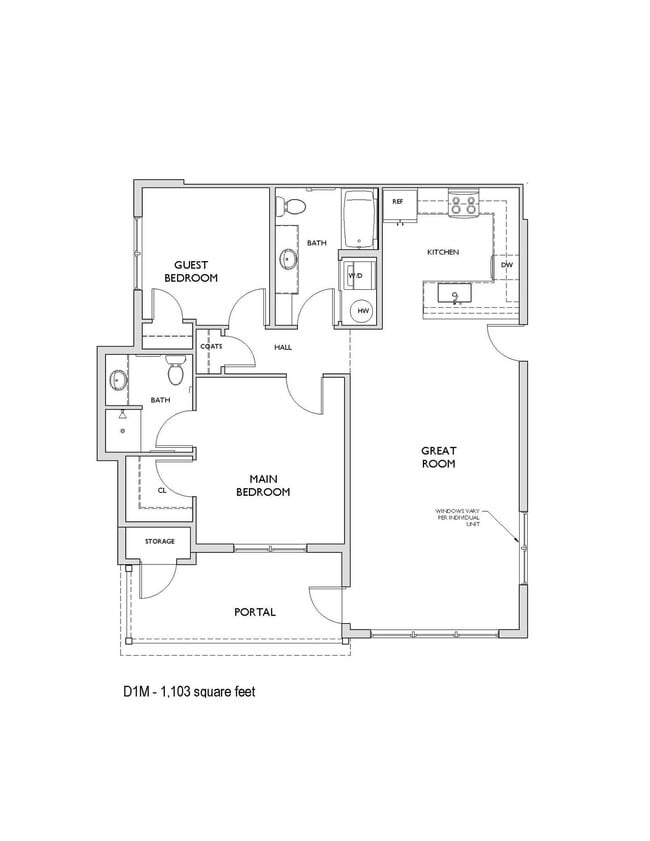 Floorplan - Acequia Lofts