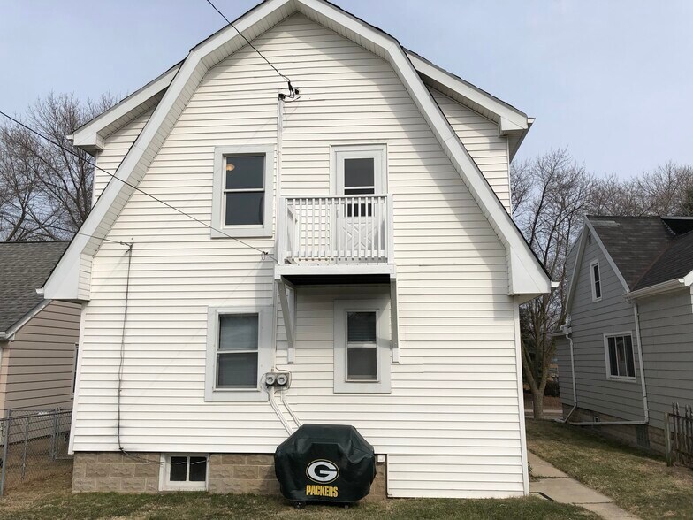 Here is your balcony and the back of the house. - 623 S 60th St