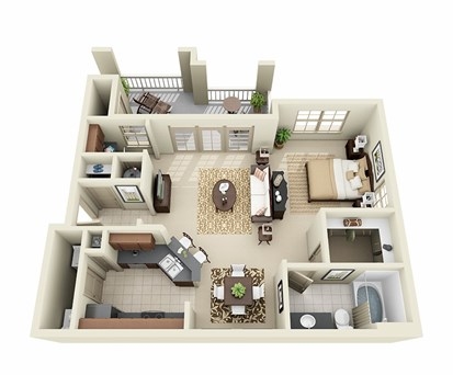 The Glenview Loft - Stone Creek at Brookhaven Apartment Homes