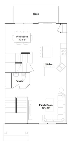 2nd Floor - 422 Red Oak Cir