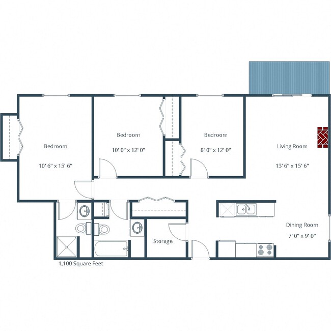 Floorplan - Prairiewood Courts