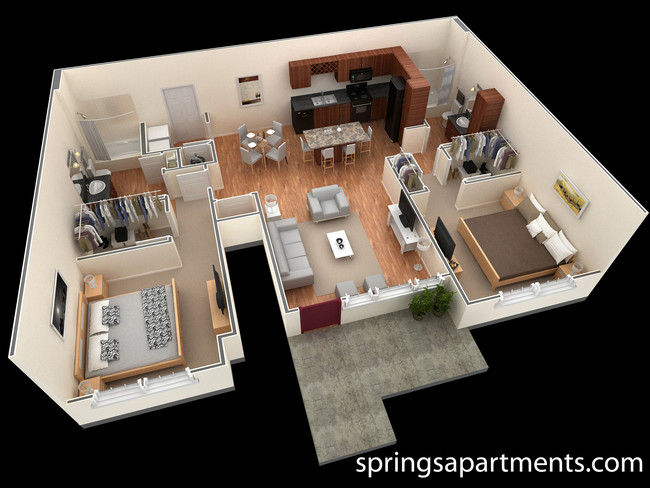 Floorplan - Springs At Weber Road