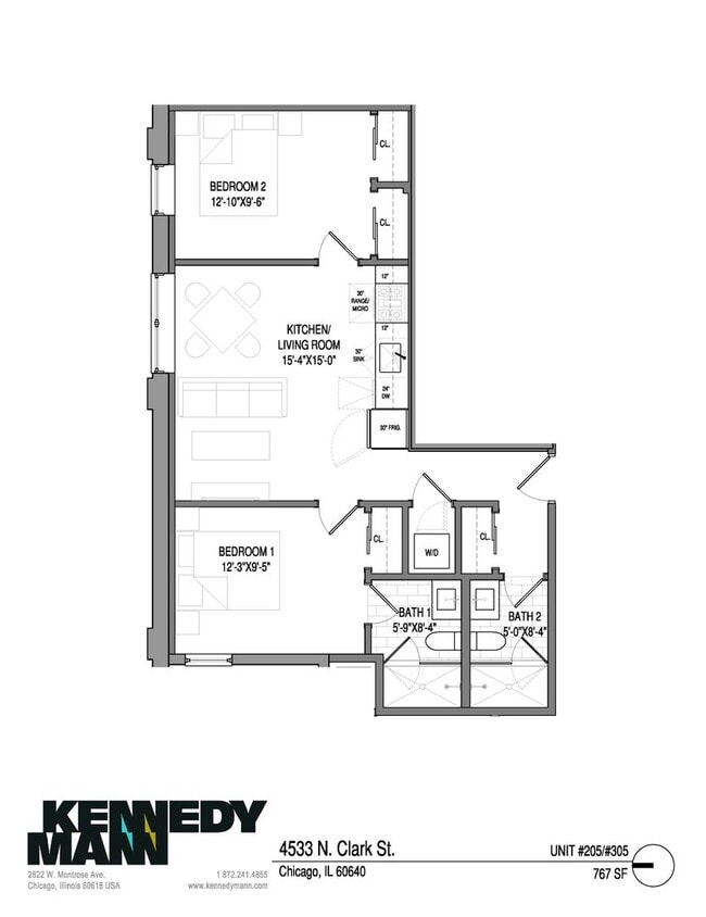 Building Photo - Spacious Rehabbed 1Bed+Office Unit in Uptown!