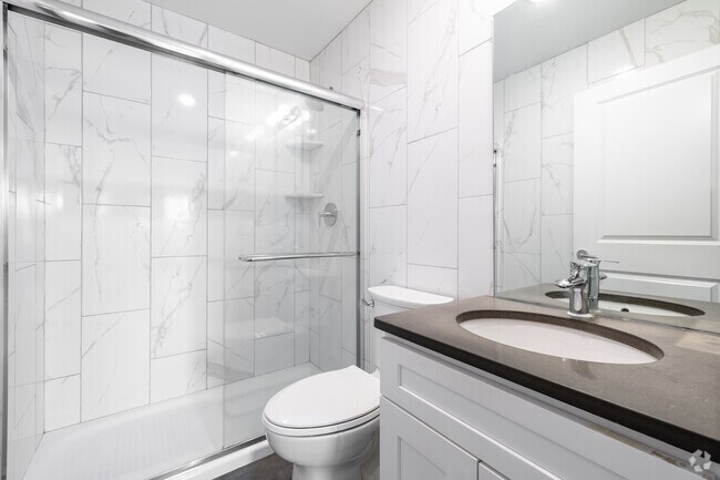2BR, 2BA - 964SF - Primary Bathroom - 241 Crooks Ave