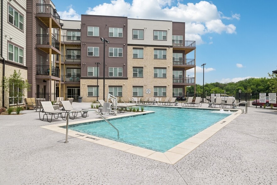 Outdoor Pool - Meridian at Wylie - 55+ Affordable Apartments