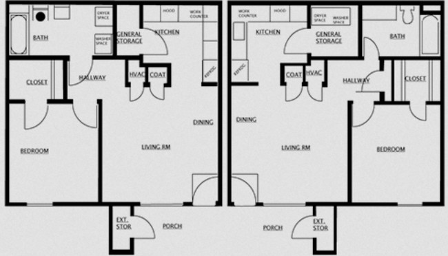 1BR/1BA - Water Oak Apartments