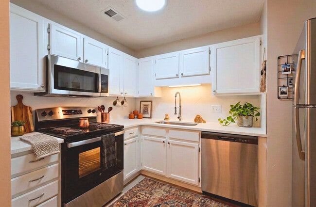 Newly Renovated Kitchen at the Cardinal Apartments in Greensboro, NC - Cardinal Apartments
