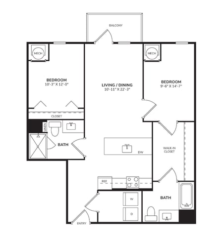 Floorplan - Windsor 3000 Huron