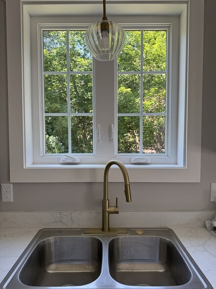 kitchen sink overlooking back yard - 18 Montello St