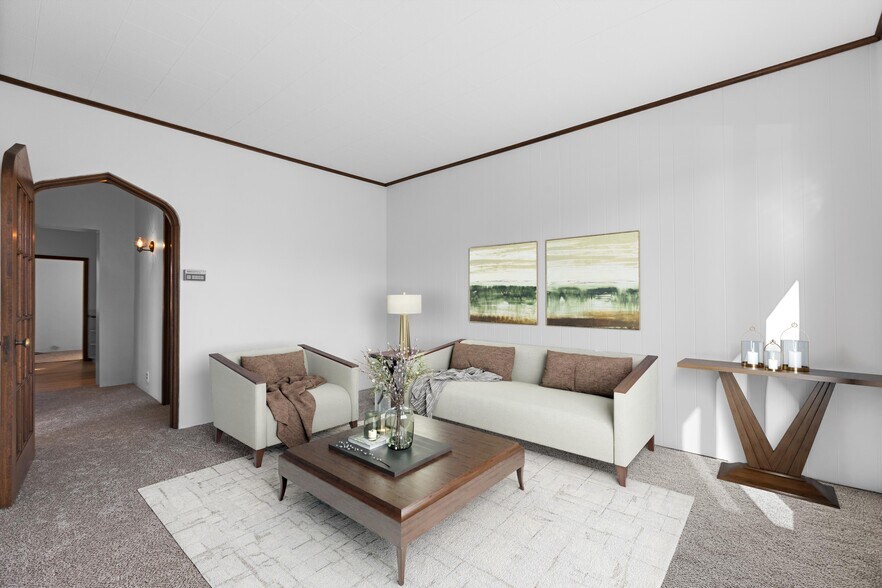 Living room - 3214 S Throop St