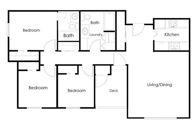 C3 floor plan Willamette Gardens - Willamette Gardens